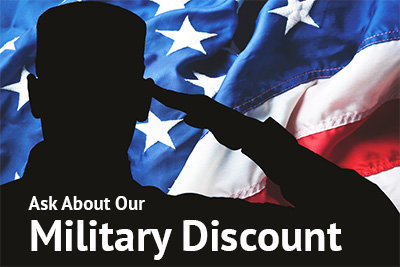 Ask About Our Military Discount