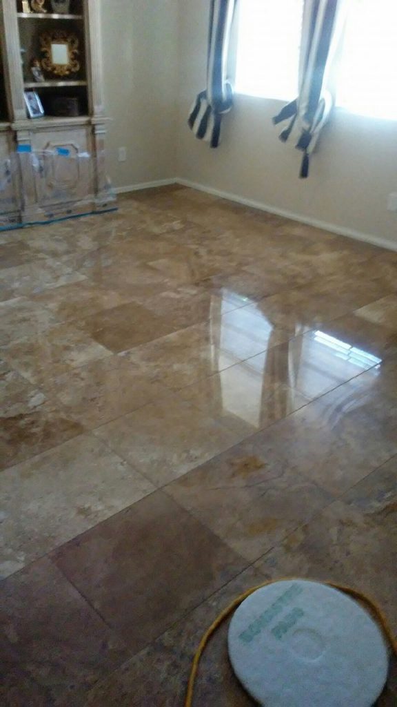 Slate Travertine Tile Cleaning In Phoenix Az From Horizon